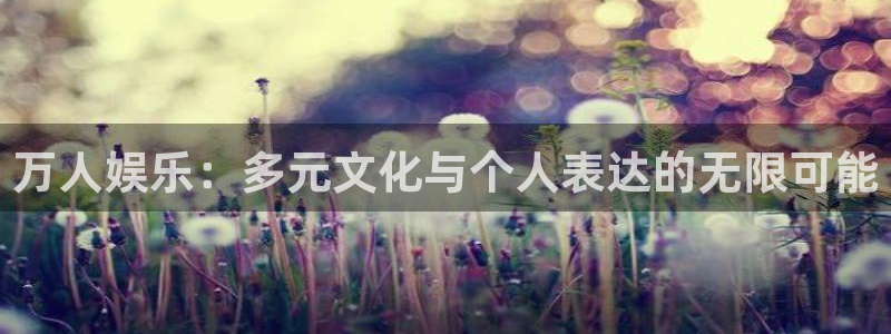 顺盈娱乐：万人娱乐：多元文化与个人表达的无限可能